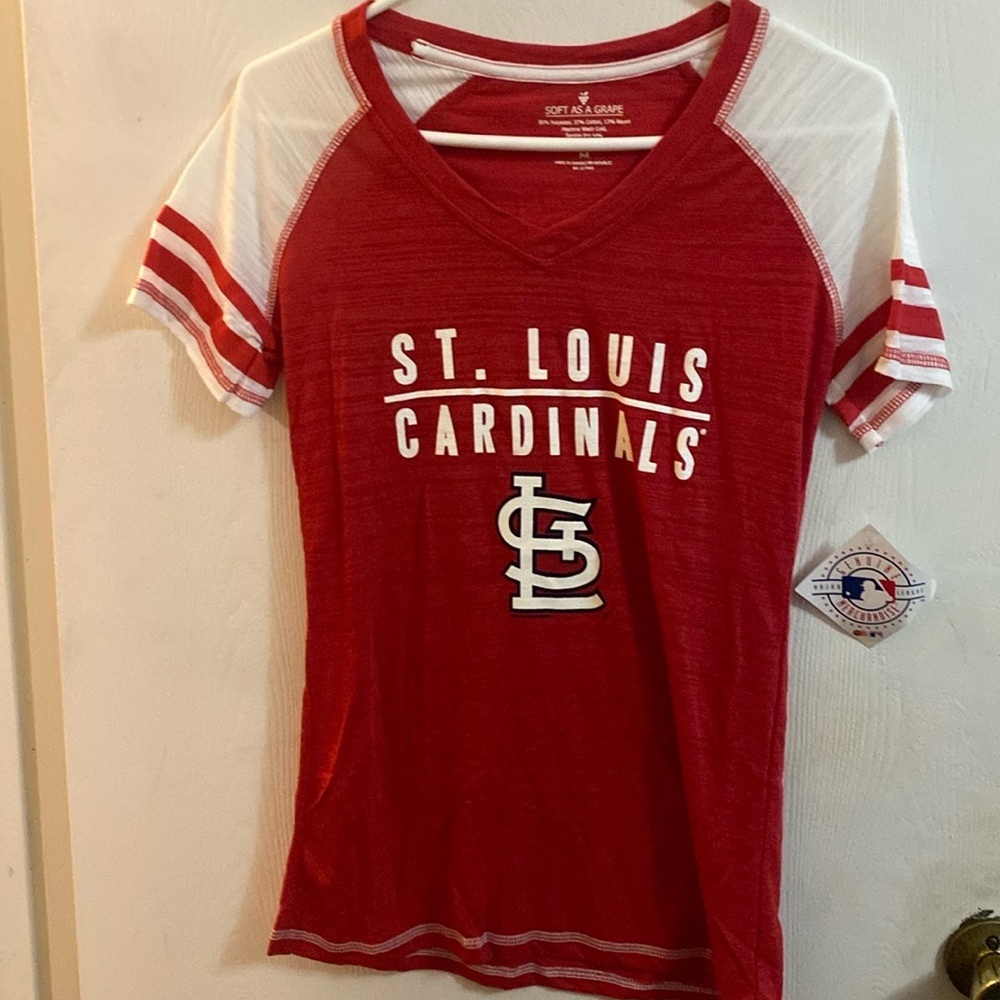 NWT St Louis Cardinals, women's sz M, MLB licensed tee